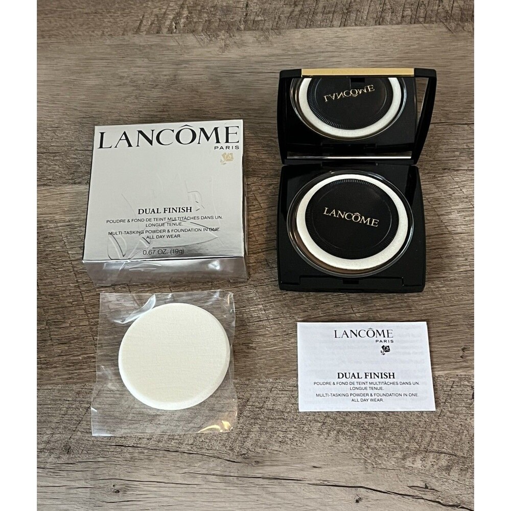 LANCOME DUAL FINISH Multi-Tasking Powder Foundation 470 SUEDE (C) NIB